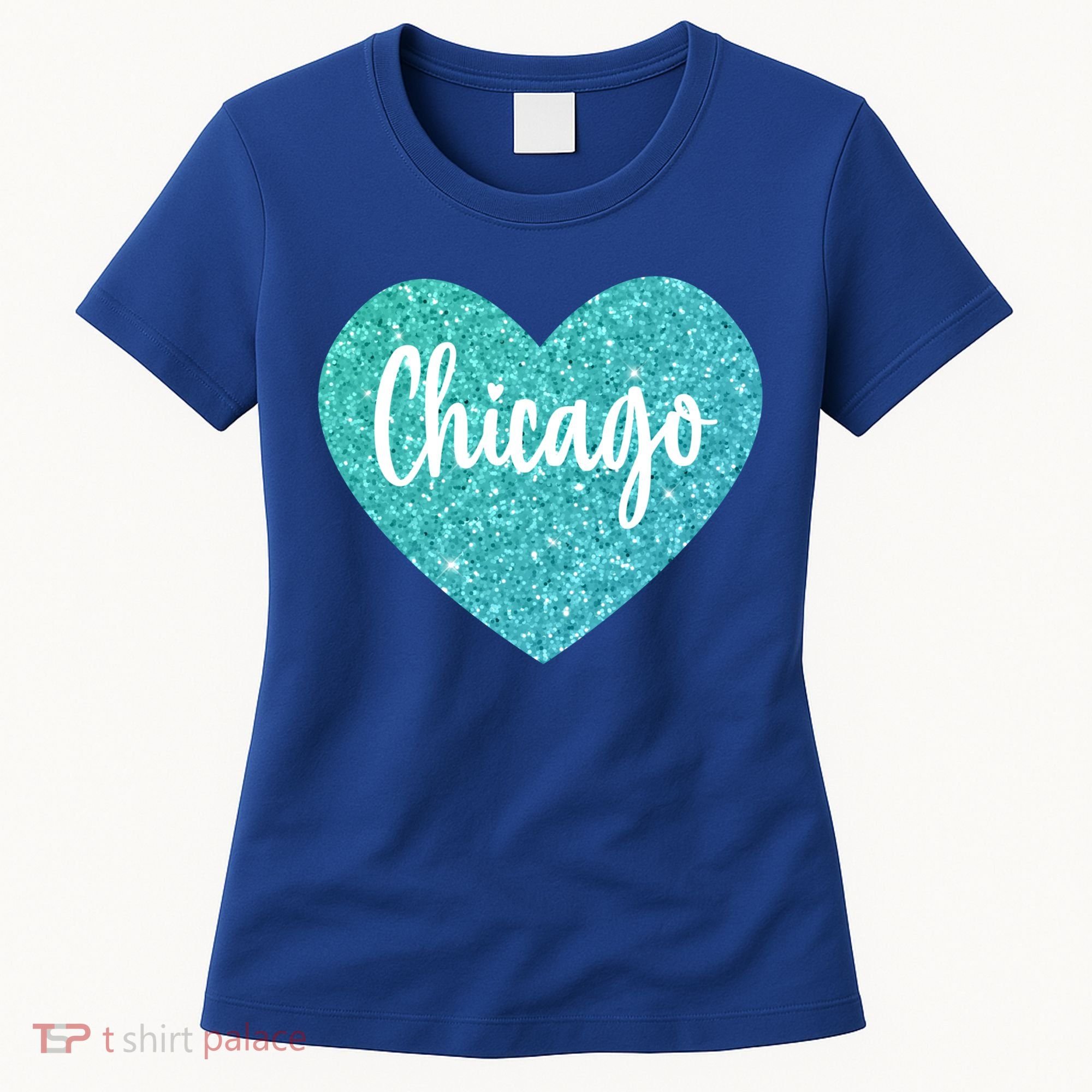 I Love Chicago Usa Heart Meaningful Gift Women's T-Shirt