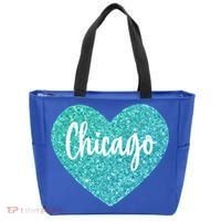 I Love Chicago Usa Heart Meaningful Gift Tote Bag thumb 0