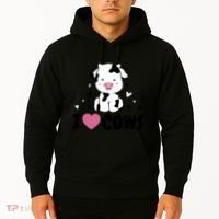 I Love Cows Heart Hoodie thumb 2
