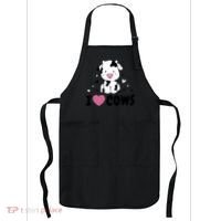 I Love Cows Heart Apron thumb 0
