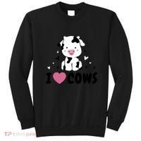 I Love Cows Heart Sweatshirt thumb 0