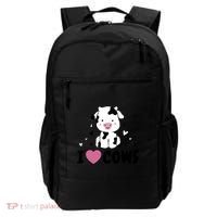 I Love Cows Heart Backpack thumb 0