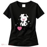 I Love Cows Heart Women's T-Shirt thumb 0