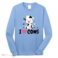 I Love Cows Heart Long Sleeve Shirt thumb 0