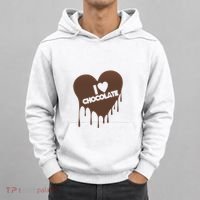 I Love Chocolate Candy Heart Lover Hoodie thumb 0