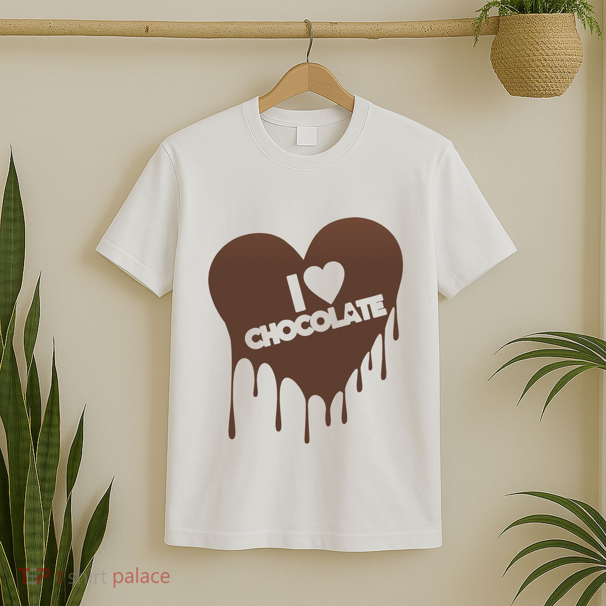 I Love Chocolate Candy Heart Lover T-Shirt