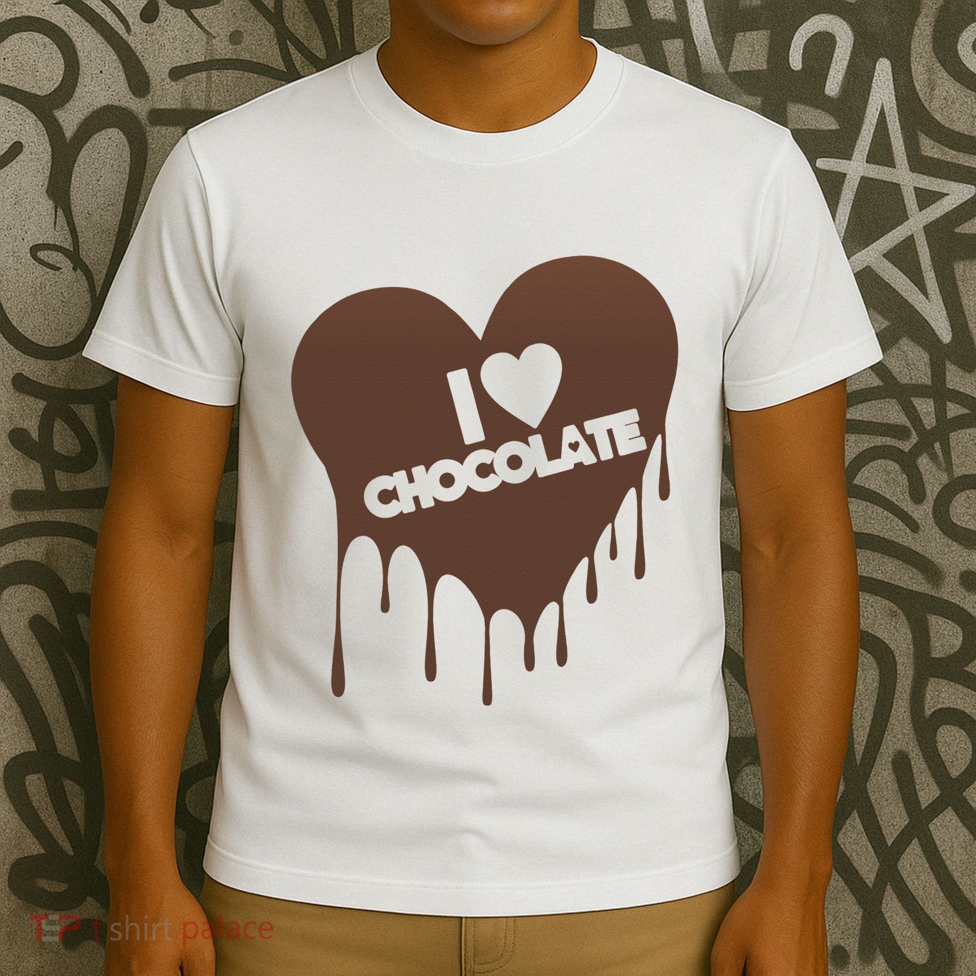 I Love Chocolate Candy Heart Lover T-Shirt