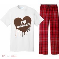 I Love Chocolate Candy Heart Lover Pajama Set thumb 0