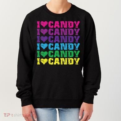 I Love Candy Women's Sweatshirt