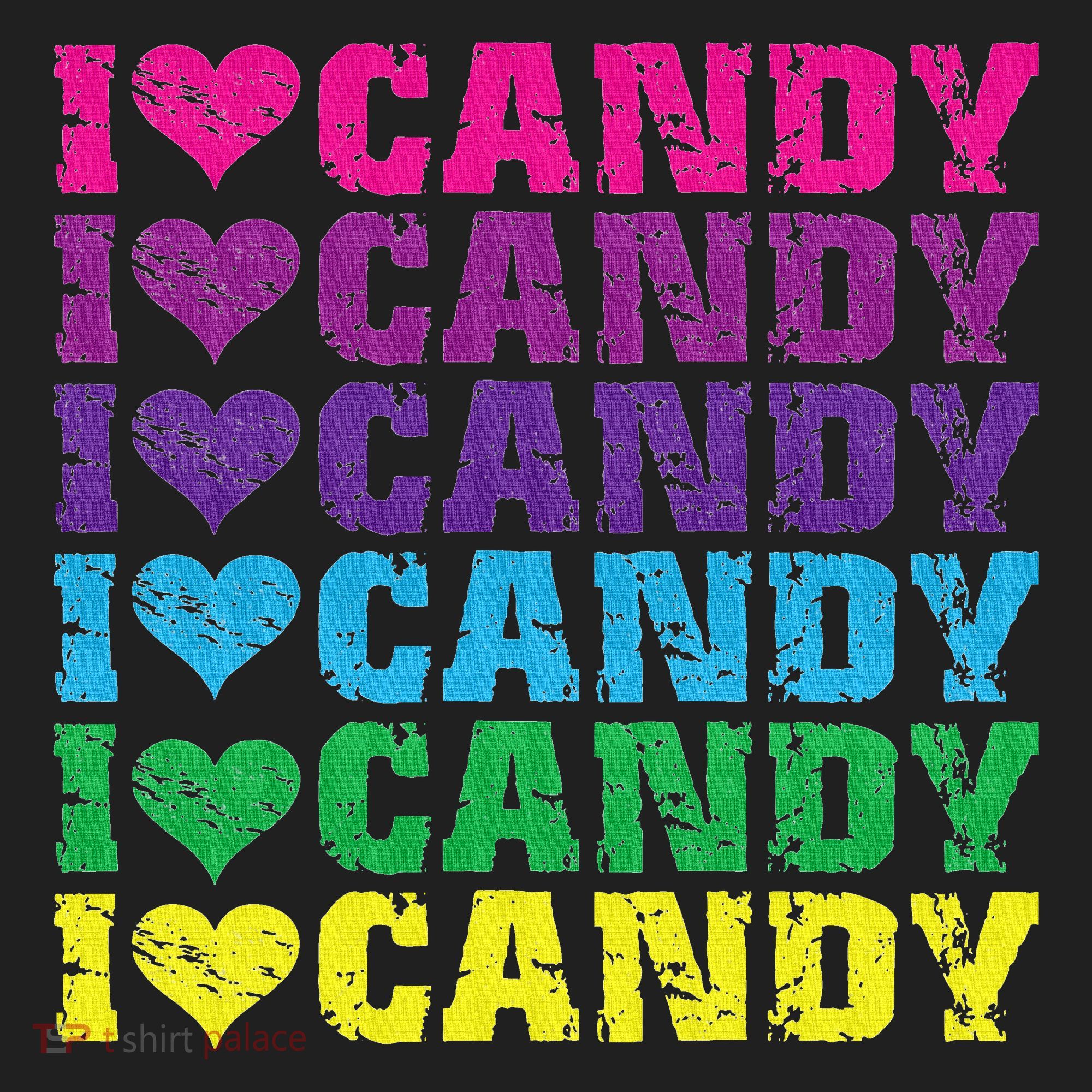 I Love Candy Women's Sweatshirt