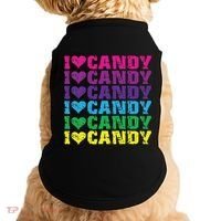 I Love Candy Doggie Tank thumb 0