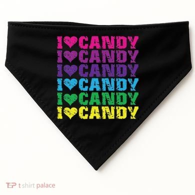 I Love Candy USA-Made Doggie Bandana