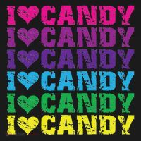 I Love Candy USA-Made Doggie Bandana thumb 2