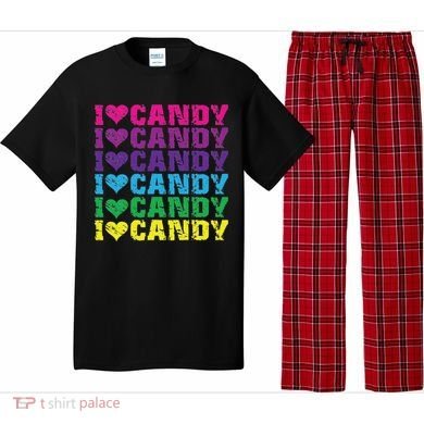 I Love Candy Pajama Set