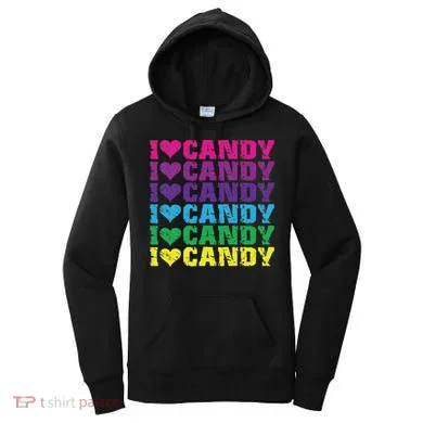 I Love Candy Women's Hoodie