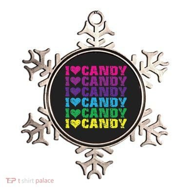 I Love Candy Ornament