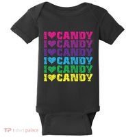 I Love Candy Baby Bodysuit thumb 0