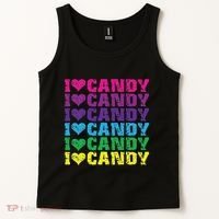 I Love Candy Tank Top thumb 2