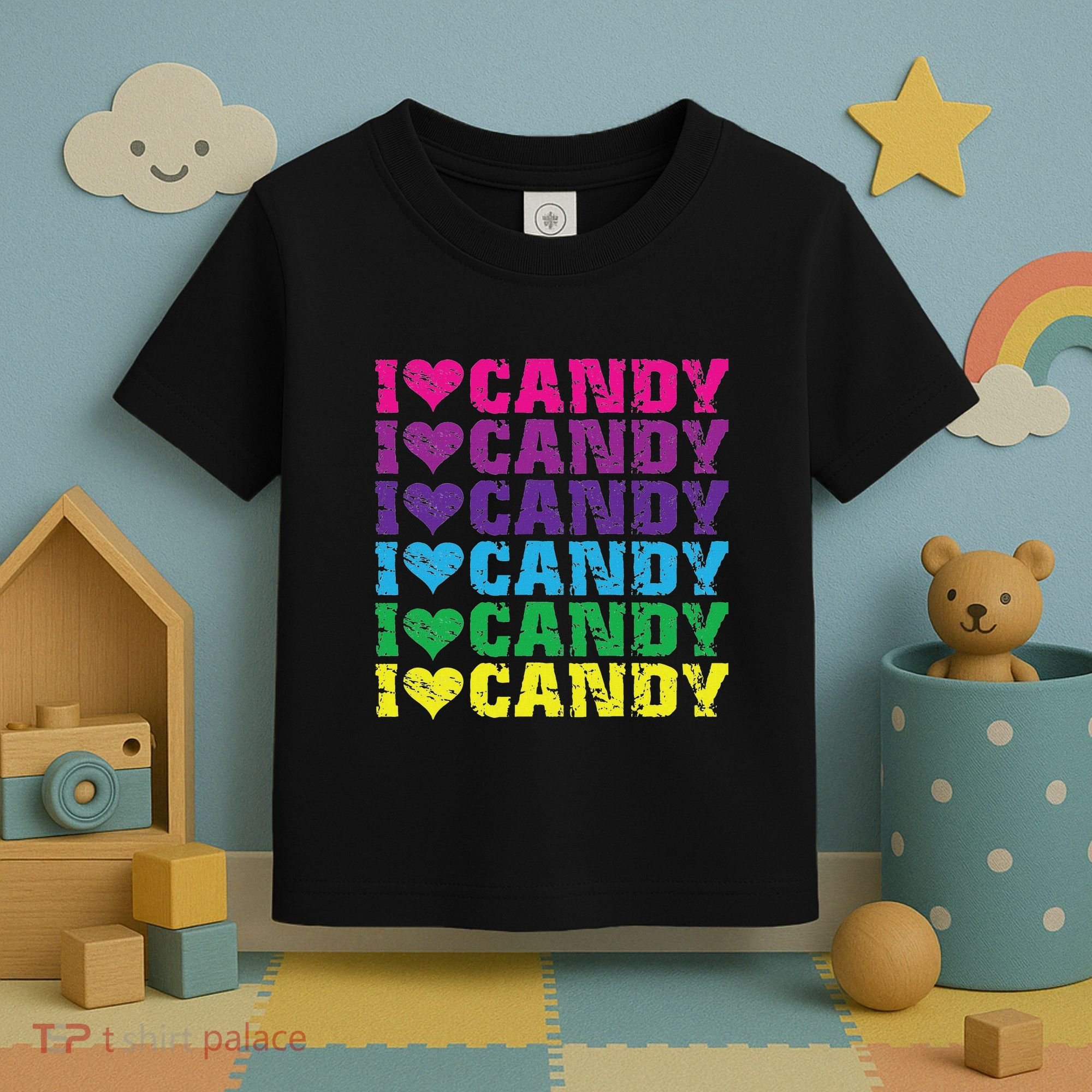 I Love Candy Toddler T-Shirt