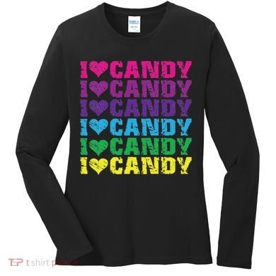 I Love Candy Women's Long Sleeve Shirt
