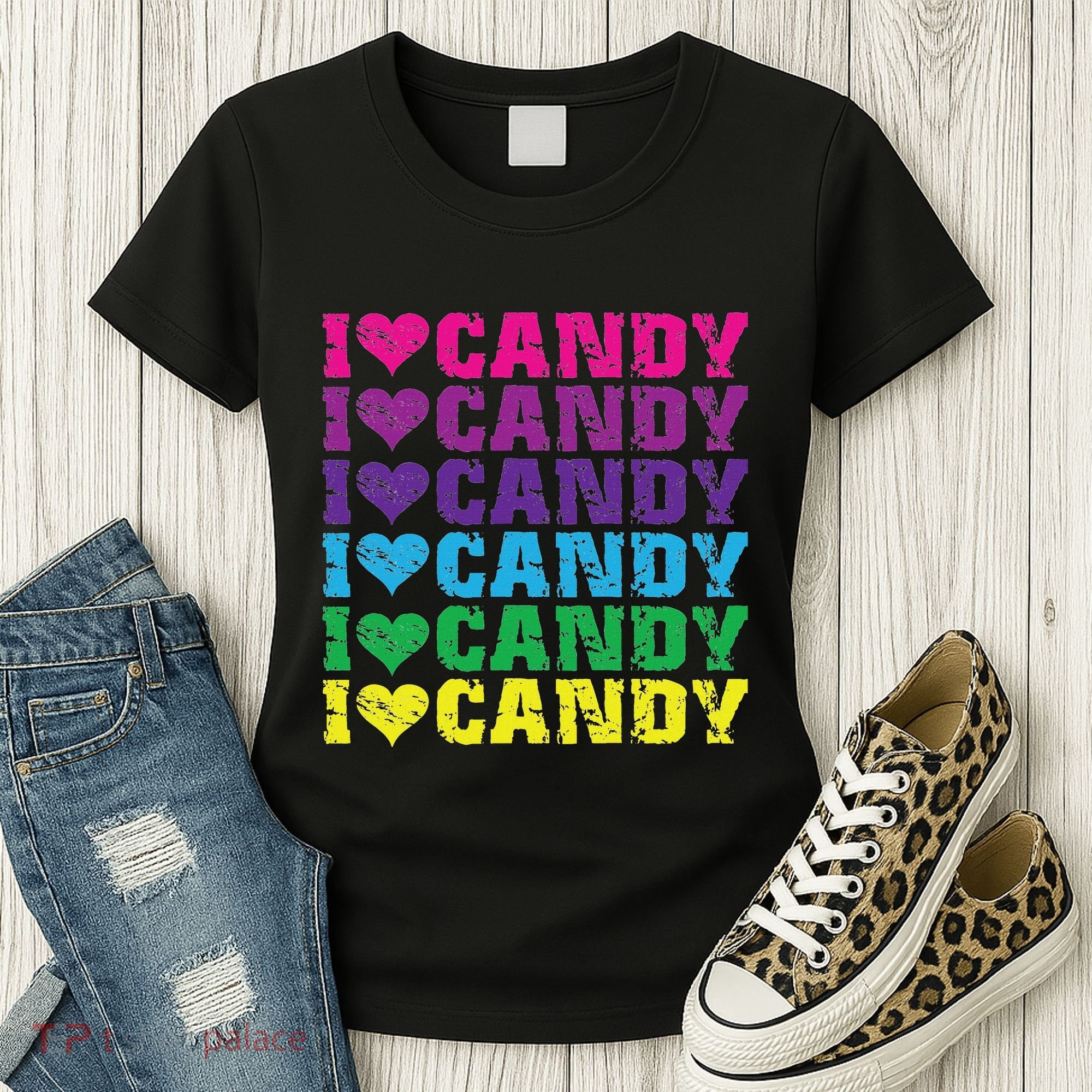 I Love Candy Women's T-Shirt