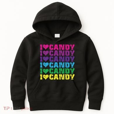 I Love Candy Kids Hoodie