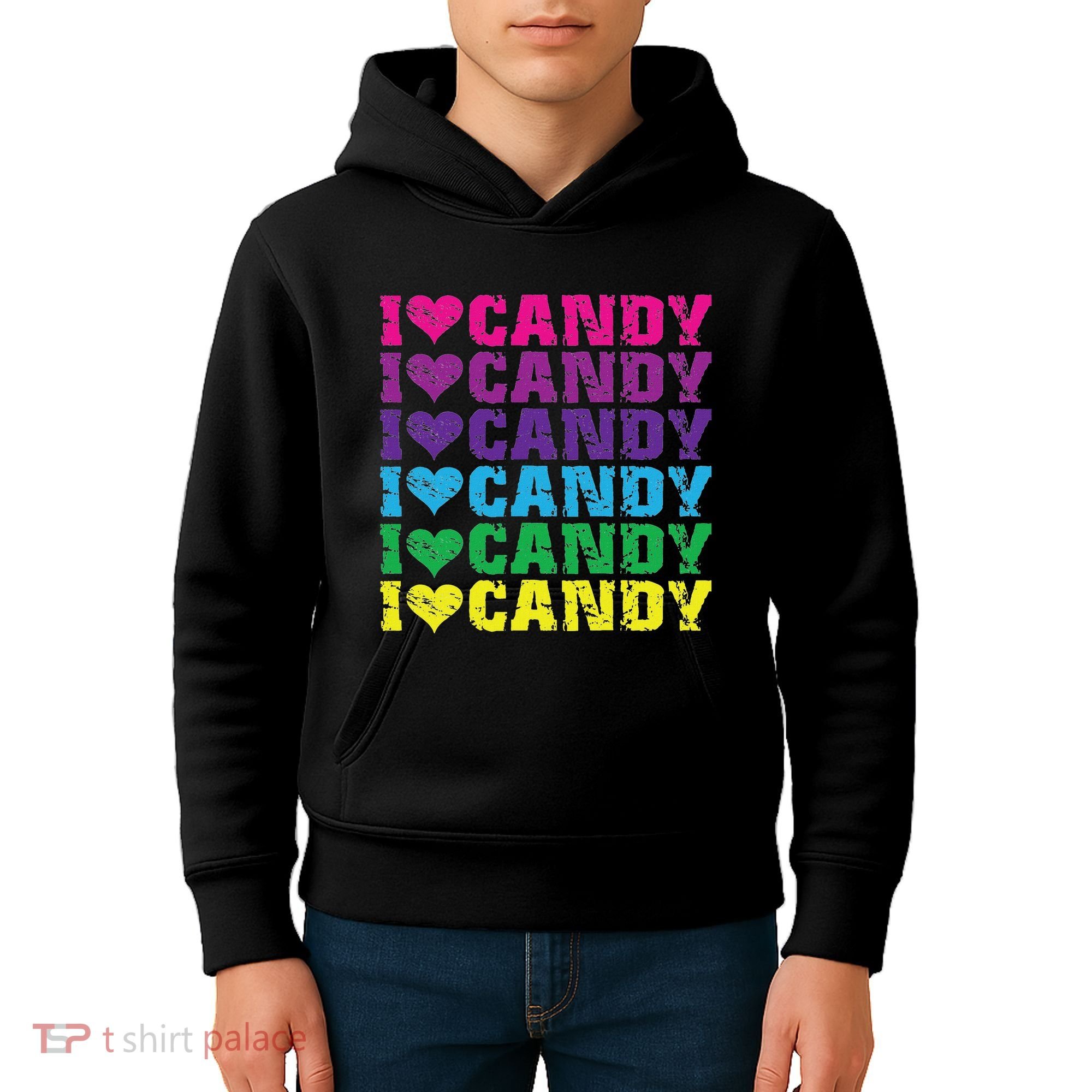 I Love Candy Kids Hoodie