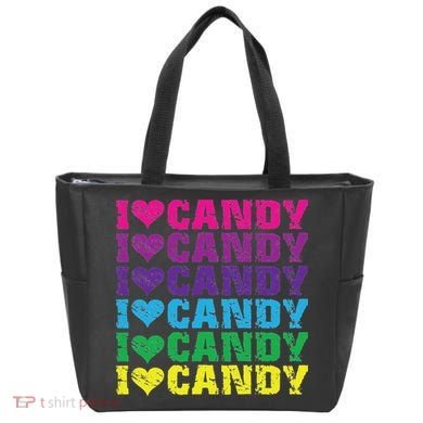 I Love Candy Tote Bag