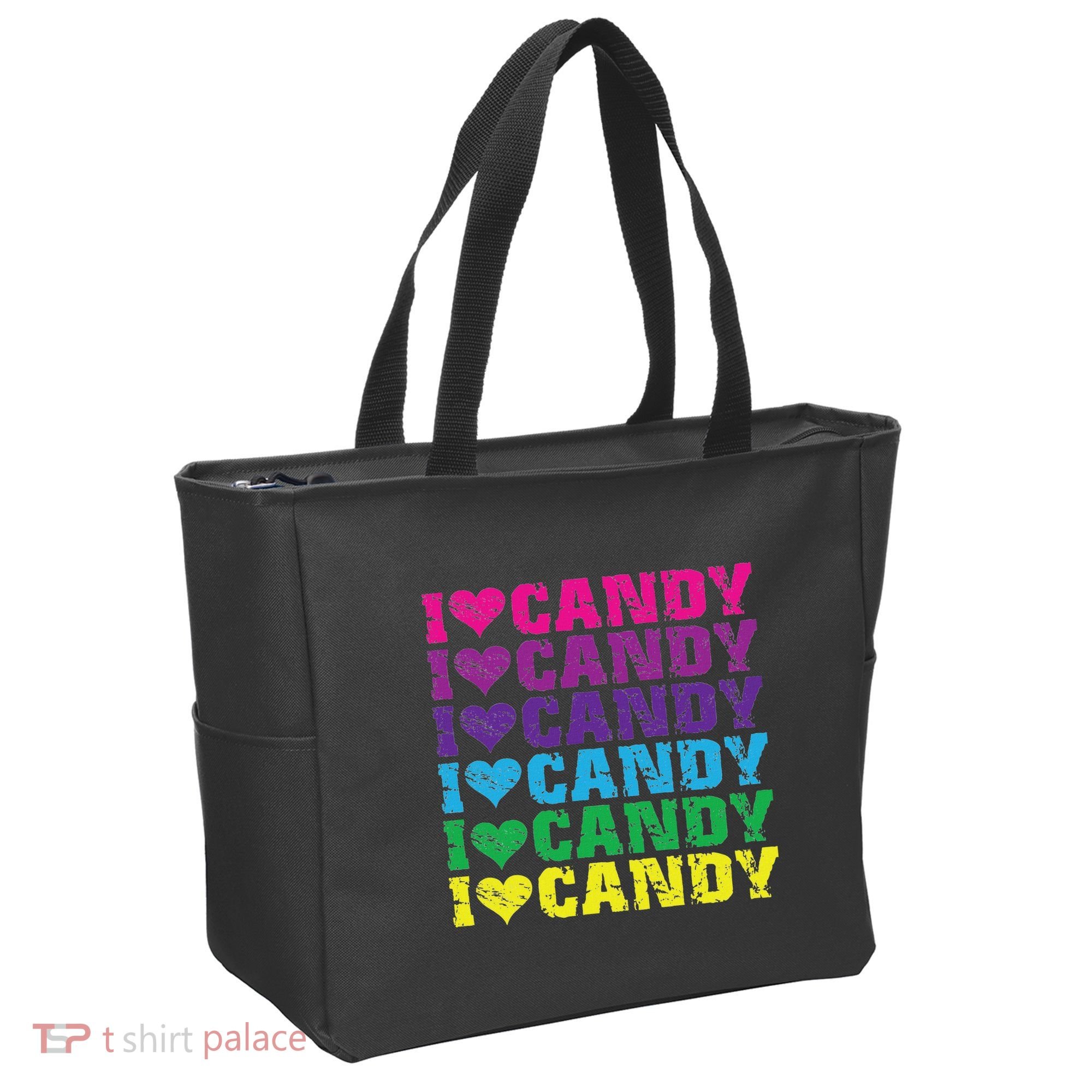 I Love Candy Tote Bag
