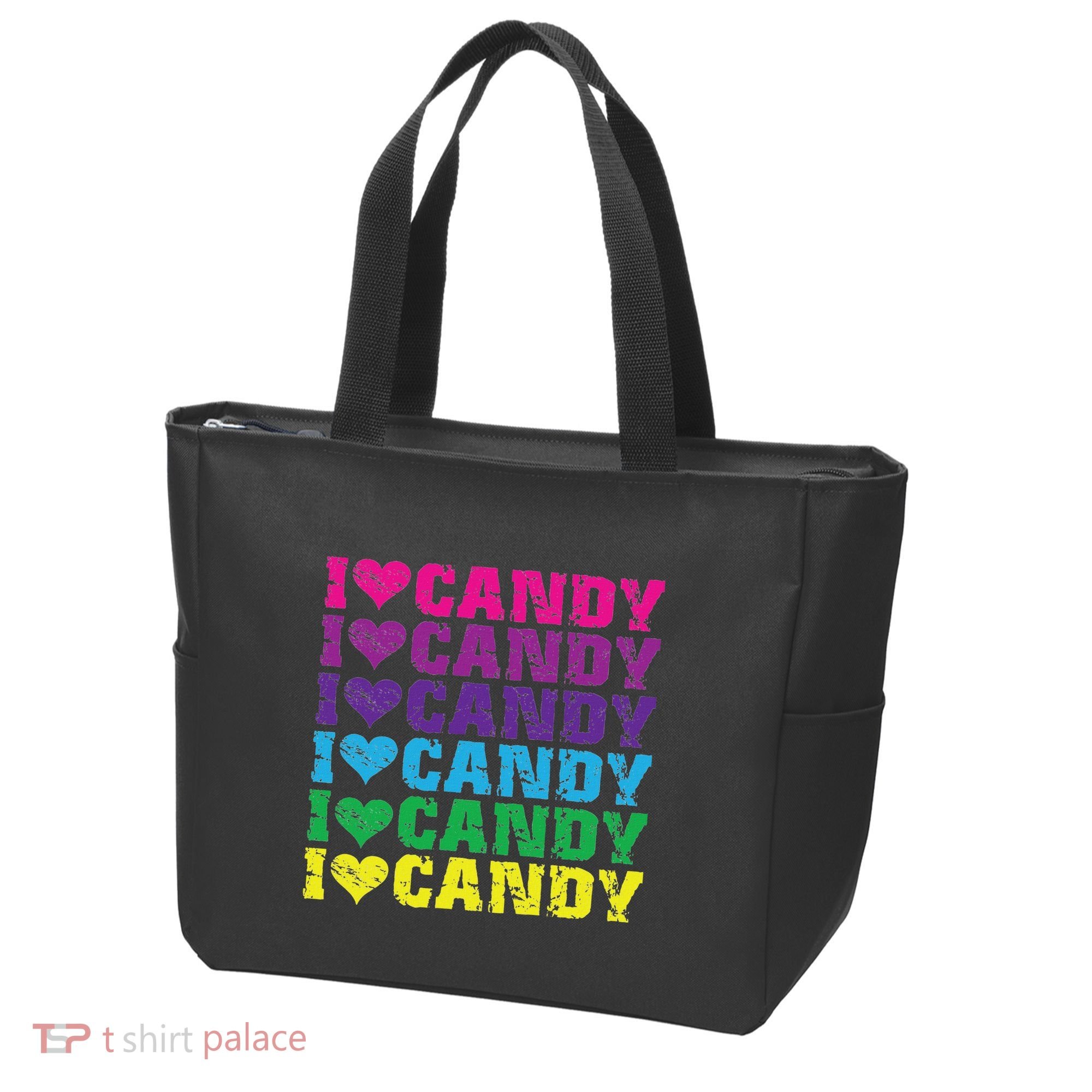 I Love Candy Tote Bag