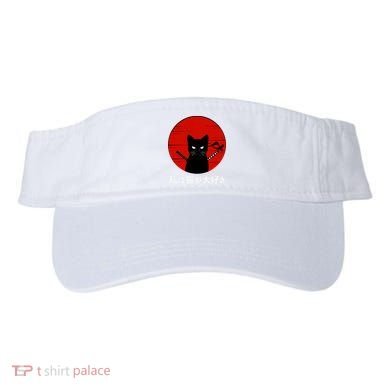 I Love Cats Japanese Sunset Samurai Cat Kitten Lover Visor