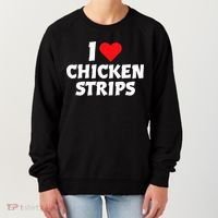 I Love Chicken Strips Crispy Chicken Fingers Fast Food Lover  Women's Sweatshirt thumb 0