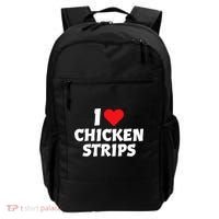 I Love Chicken Strips Crispy Chicken Fingers Fast Food Lover  Backpack thumb 0