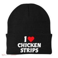 I Love Chicken Strips Crispy Chicken Fingers Fast Food Lover  Beanie thumb 0