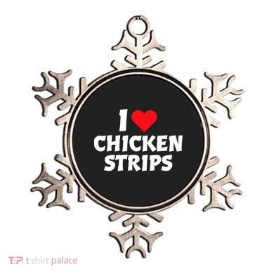 I Love Chicken Strips Crispy Chicken Fingers Fast Food Lover  Ornament