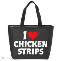 I Love Chicken Strips Crispy Chicken Fingers Fast Food Lover  Tote Bag thumb 0