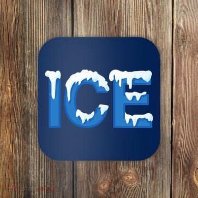 Ice Logo Costume Coaster