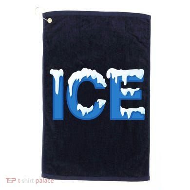 Ice Logo Costume Golf Towel