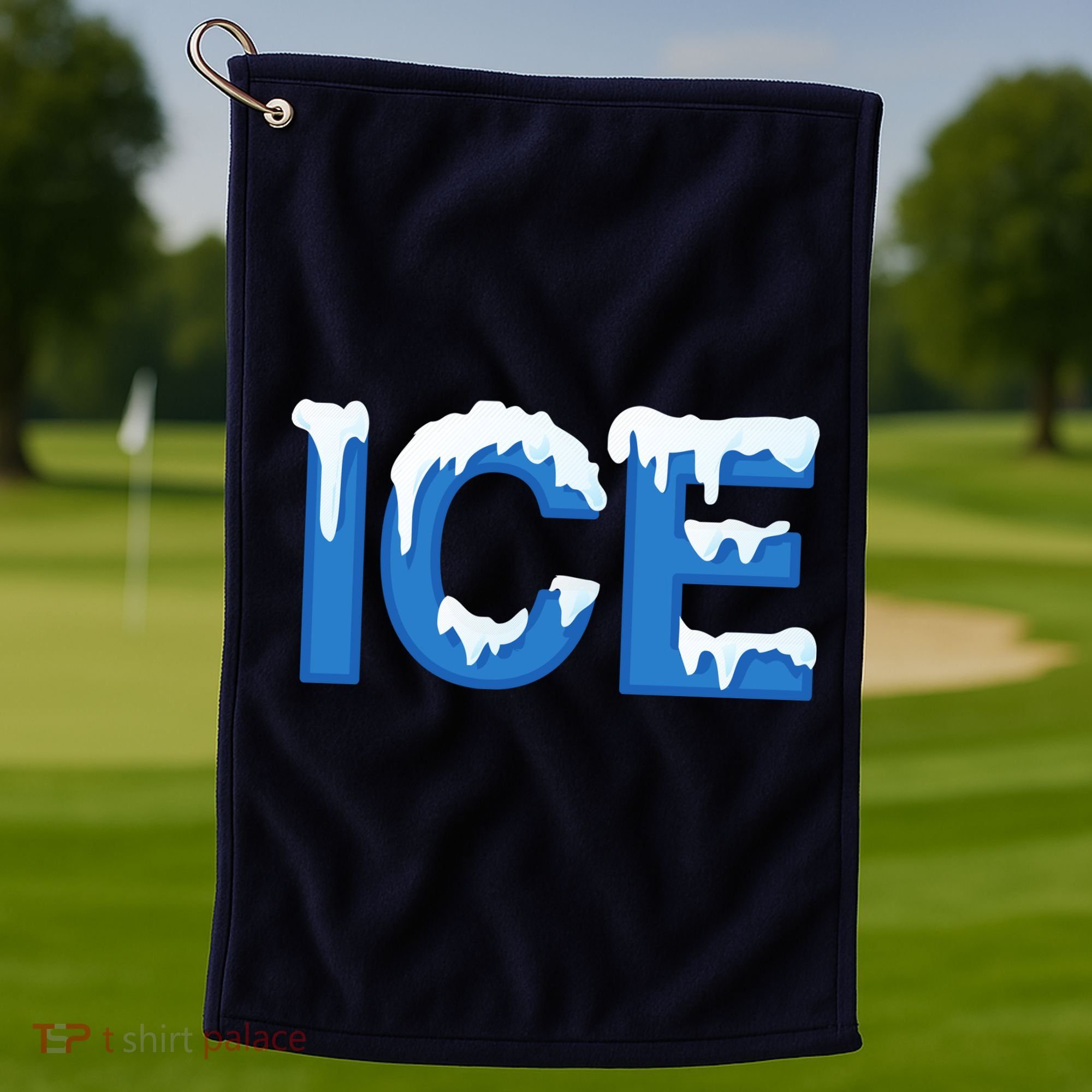 Ice Logo Costume Golf Towel