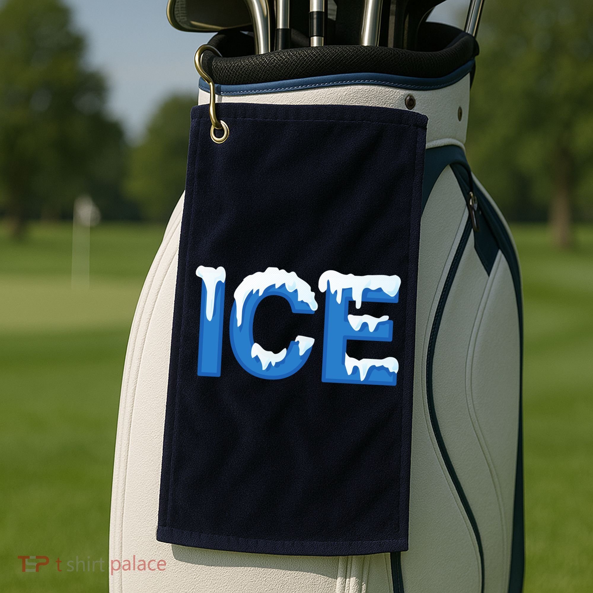 Ice Logo Costume Golf Towel