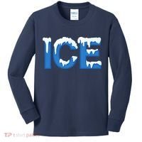 Ice Logo Costume Kids Long Sleeve Shirt thumb 0