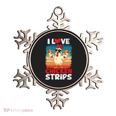 I Love Chicken Strips Crispy Chicken Fingers Fast Food Ornament