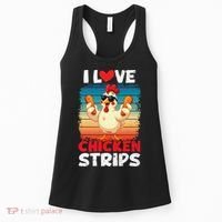 I Love Chicken Strips Crispy Chicken Fingers Fast Food Women's Tank Top thumb 0