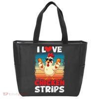 I Love Chicken Strips Crispy Chicken Fingers Fast Food Tote Bag thumb 0