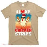 I Love Chicken Strips Crispy Chicken Fingers Fast Food T-Shirt thumb 0