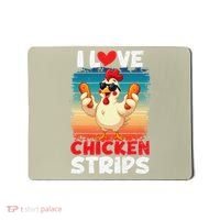 I Love Chicken Strips Crispy Chicken Fingers Fast Food Mousepad thumb 0