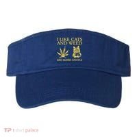 I Like Cats And Weed And Maybe 3 People Visor thumb 0