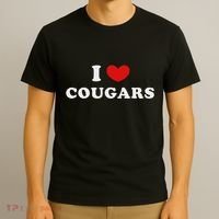 I Love Cougars I Heart Cougars T-Shirt thumb 3