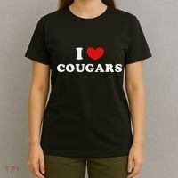 I Love Cougars I Heart Cougars T-Shirt thumb 4