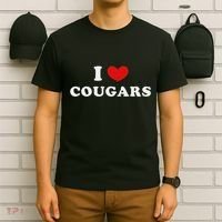 I Love Cougars I Heart Cougars T-Shirt thumb 6
